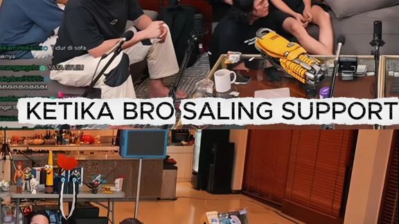 Ketika Bro Saling Support