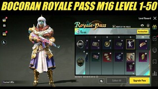 Bocoran Royale Pass M16 Level 1-50 | Pubg Mobile