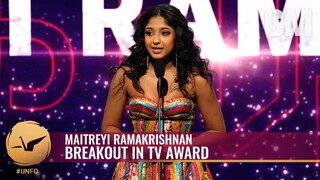 Maitreyi Ramakrishnan Wins Breakout in TV Award (LIVE From the 19th Unforgettable Gala)