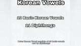 Lets learn Korean part 1