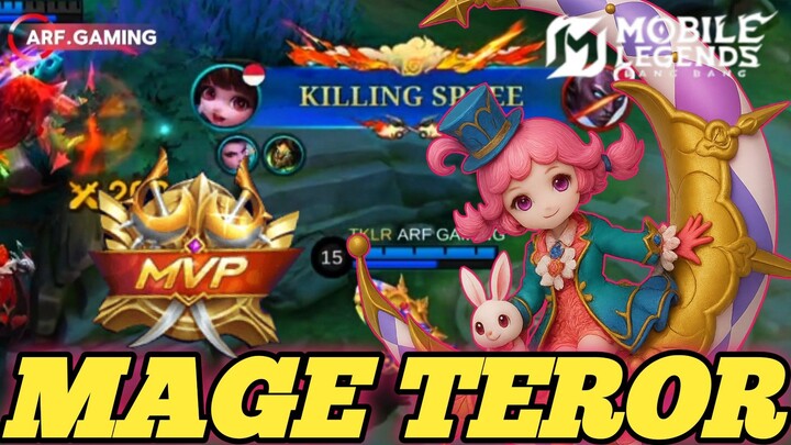 GAMEPLAY CHANG'E 🎮MAGE TEROR❗❗❗BIKIN TIM LAWAN GEMETAR 🔥🔥