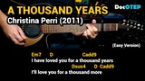 A Thousand Years - Christina Perri (2011) - Easy Guitar Chords Tutorial with Lyrics Part 2 SHORTS