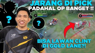 TERNYATA HERO INI BISA DI PAKE DI GOLD LANE GUYS !! - Mobile Legends