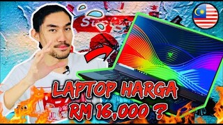 (kaw kaw) UNBOXING LAPTOP HARGA RM 16,000 ! Razer 17 Pro (MALAYSIA) RezZaDude