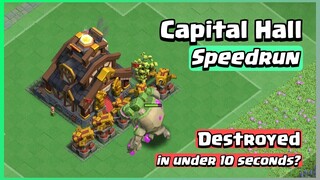 Clan Capital Hall Speedrun | Clash of Clans