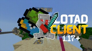 FPS BOOST CLIENT FOR MCPE 1.17 | LOTAD Client For 1.17 Review! (Armor Hud, Freelook , And More)