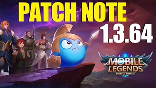 HARITH DI NERF, ALUCARD S2 REMODEL, PENAMPAKAN SABER SQUAD VS VENOM SQUAD - PATCH NOTE 1.3.64