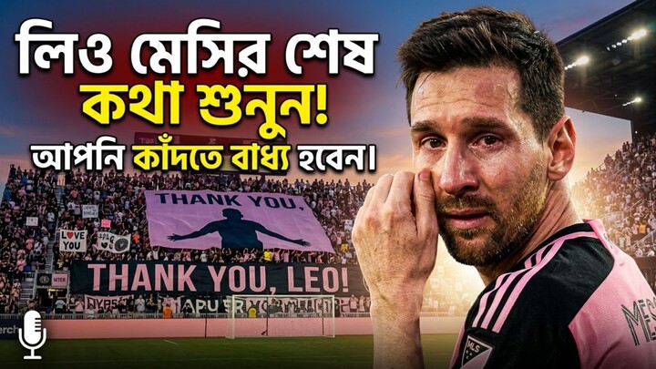 লিওনেল মেসির শেষ বিদায়: যে দৃশ্য কাঁদাল পুরো ফুটবল বিশ্ব | Lionel Messi Last Match
