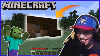 MY FIRST HOUSE IN MINECRAFT (ANG BANGIS!)