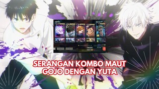 Serangan Kolaborasi Antara Gojo dan Yuta yang Mematikan 🥶