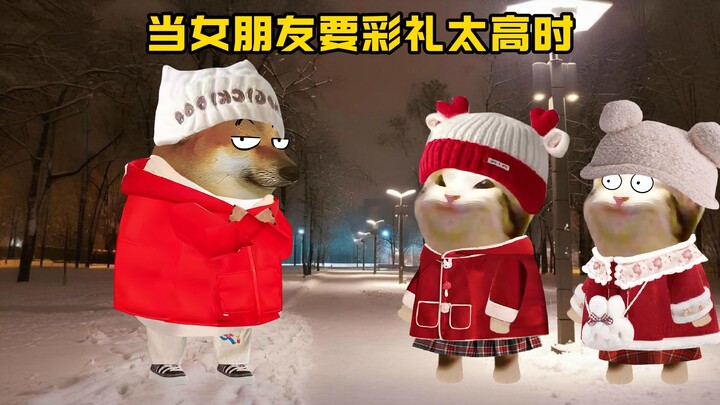 当女朋友要彩礼太高时