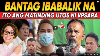 SA WAKAS! VPSARA UMAKSYON NA! GENERAL BANTAG BALIK BUCOR! CATAPANG UMAMIN NA REMULLA reaction video