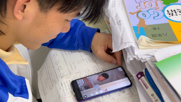 Thrilling Stunts While Using a Phone in Class