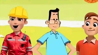 Paman pemadam kebakaran, makanlah apel untuk kerja kerasmu!
