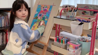 إن مشاهدة ابنتي وهي ترسم هي طريقة رائعة لتخفيف التوتر