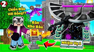 MINECRAFT THỢ SĂN KHO BÁU * TẬP 2 | LỘC CHẾ TẠO BÀN KHO BÁU🤩 VÔ TÌNH PHÁT HIỆN TỔ RỒNG SẤM SÉT😱