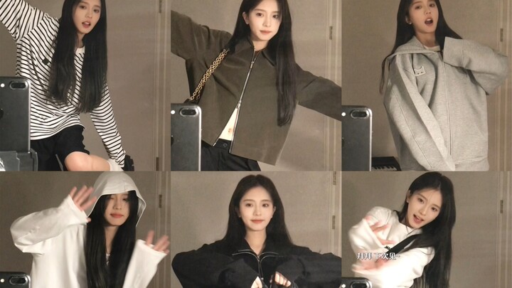 Tổng hợp outfit cả tuần 🖤 Lần này là tông màu đen-trắng-xám mà mình thích