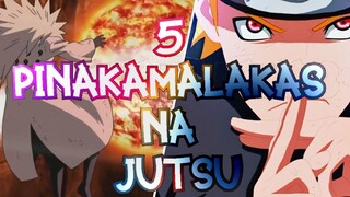 ANG 5 na PINAKAMALAKAS na JUTSU sa SHINOBI WORLD | NARUTO TAGALOG ANALYSIS