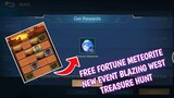 How to get attempts Western Adventure win free skin and Fortune Meteorite in Mobile Legends