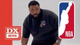 DJ Khaled Suffers Wardrobe Malfunction While Dunking Basketball & Goes Viral 😂
