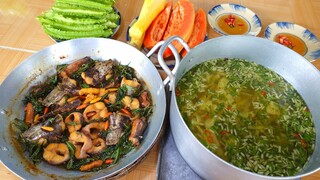 Bình Dị Bữa Cơm Cá Lóc Đồng Cắm Câu Kho Rau Răm | MTQH