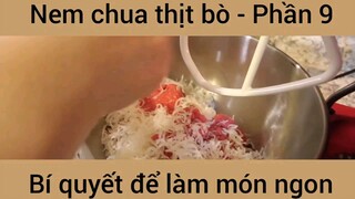 Bí quyết để làm món Nem chua thịt bò #9