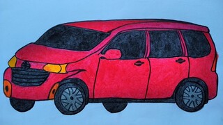 Cara menggambar mobil || Belajar menggambar mobil yang mudah || Belajar menggambar untuk pemula