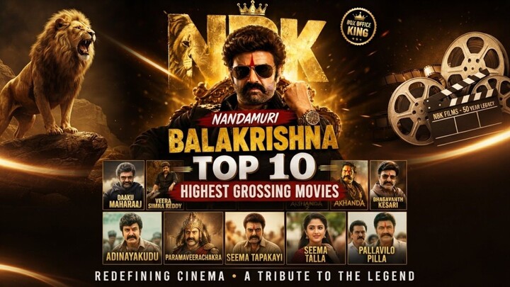 Nandamuri Balakrishna's Top 10 Highest Grossing Movies 2026
