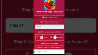 Candy Crush Saga Hack || How To Hack Candy Crush Saga || How To Get Unlimited Booster In Candy Crush