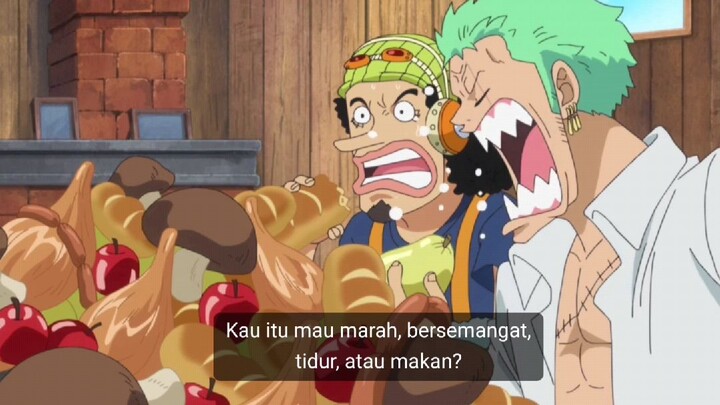 cuma luffy yang bisa marah, makan, sedih, dan tidur 🤣