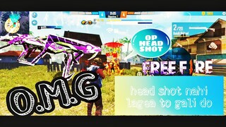 Free fire 🔥 op game play handcame 😱headshot video in costume