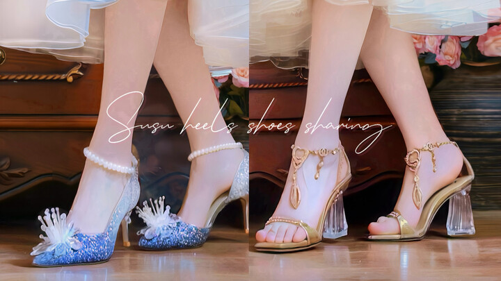 รองเท้าส้นสูงของนางเอกแบบแสงจันทร์ในนิยาย! ยังไงฉันก็ต้านทานรองเท้าสวยๆ ไม่ไหวหรอก! แชร์ลุคแมทช์รองเ