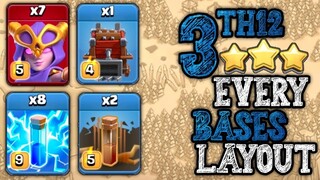 NEW TH12 STRATEGY ZAP MASS SUPER WITCHES ATTACK | BEST TH12 STRATEGY | CLASH OF CLANS