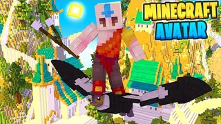 AKU MASUK DUNIA AVATAR PENGENDALI UDARA! Avatar Minecraft #1