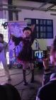Guangzhou THO Fran cosplayer showing off her footwork