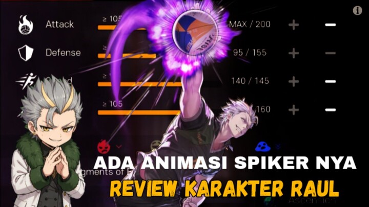 REVIEW KARAKTER RAUL THE SPIKE