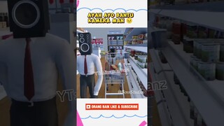 KAMERA MAN JADI PENGEMIS 😣 #sakura #pomni #minecraft #skibiditoilet #tvman #viral #funny