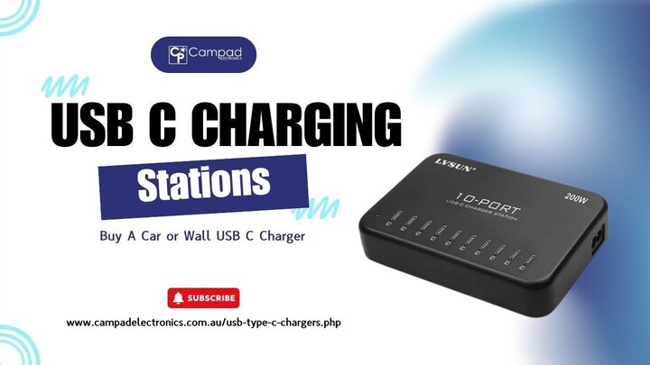 Campad Electronics USB C Charging Stations