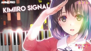 Kimiiro Signal - Saenai Heroine no Sodatekata OP | Luna Haruna (piano)