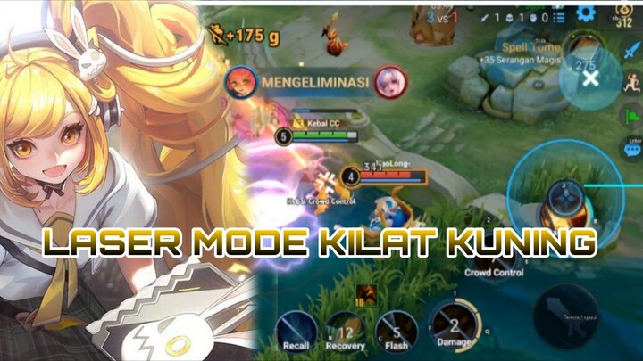 LASER MODE KILAT KUNING
