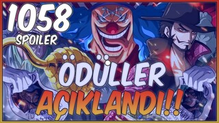 Ödüller Açıklandı! Mihawk'ın Ödülü! Zoro'nun Ödülü! | One Piece 1058 Spoiler İnceleme