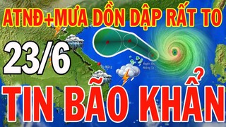 Dự báo thời tiết hôm nay và ngày mai 23/6/2024 | Dự báo thời tiết trong 3 ngày tới