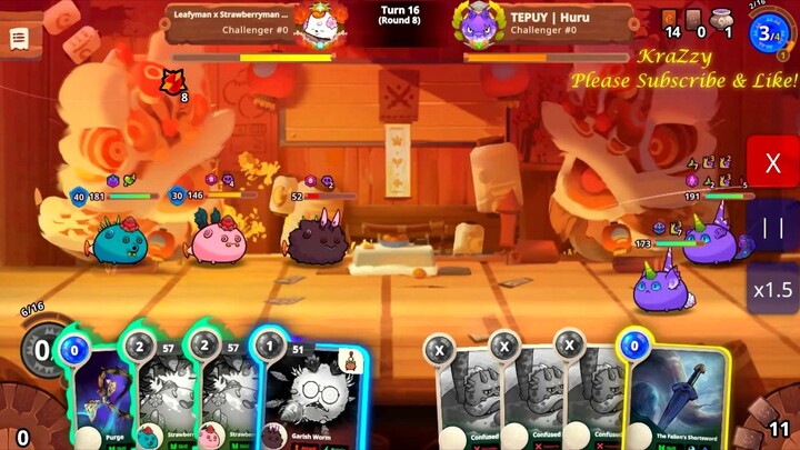 AXIE ORIGIN CONFUSE STRAWBERRY TEAM RARE ERA SEASON 7