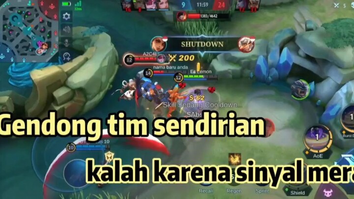 Kaya gini kalo solo dapet tim ampass