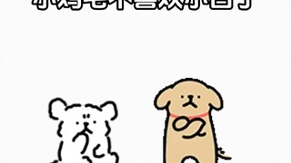 小鸡毛背着小白宝干嘛去了～