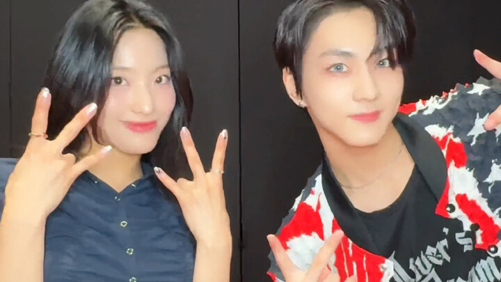 梁帝女团舞！ENHYPEN 梁祯元 X Fromis_9 李赛伦 新曲 Supersonic 舞蹈挑战！