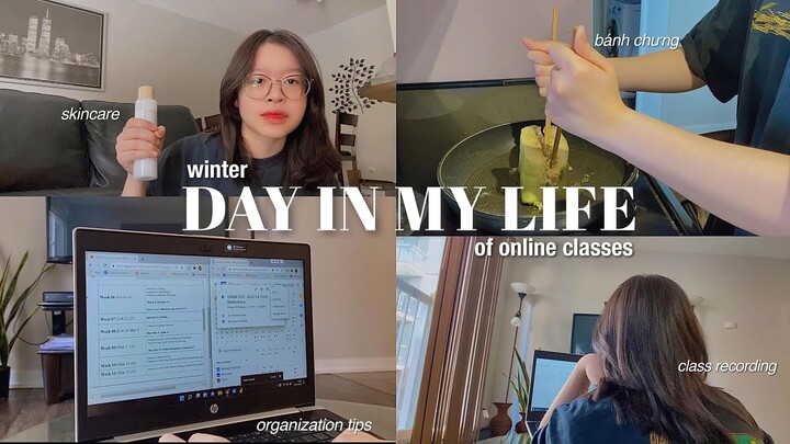 DU HỌC CANADA | A DAY IN MY LIFE (online class) | CÁCH MÌNH BẮT ĐẦU HỌC KỲ MỚI | mngann