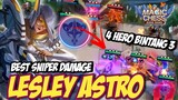 3 STAR LESLEY ASTRO CRITICAL GUNNER TERBESAR - POWER HERO 180 ! MAGIC CHESS