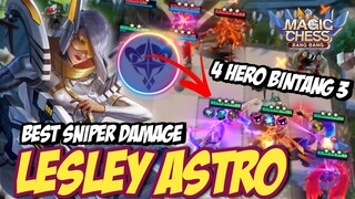 3 STAR LESLEY ASTRO CRITICAL GUNNER TERBESAR - POWER HERO 180 ! MAGIC CHESS