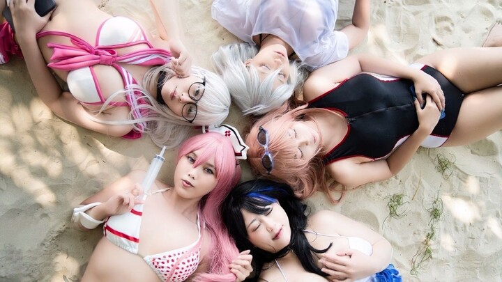 Ini dia cosplay Nikke Skin Blue water island yang kamu cari!